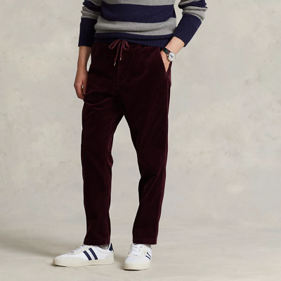 Shop Ralph Lauren Polo Prepster Classic Tapered Fit Pant In Ruby