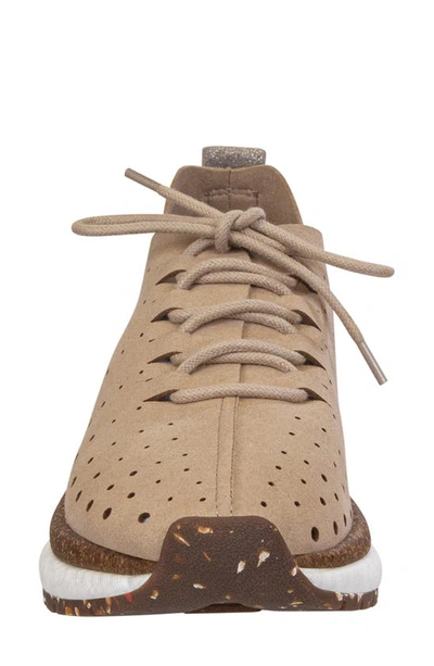 Otbt Alstead Perforated Sneaker In Beige