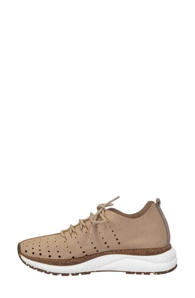 Otbt Alstead Perforated Sneaker In Beige