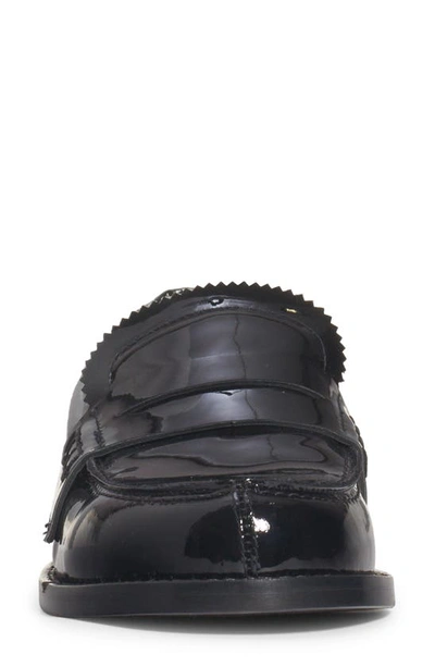 Shop Golden Goose Jerry Patent Penny Loafer In Black