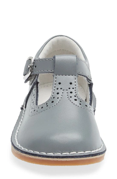 L'amour Frances T-strap Shoe In Gray