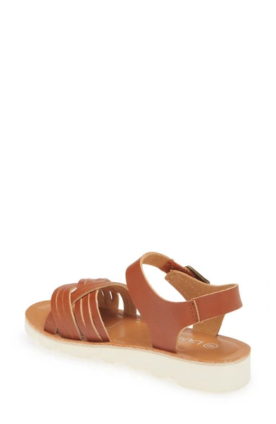 Shop L'amour Athena Sandal In Cognac