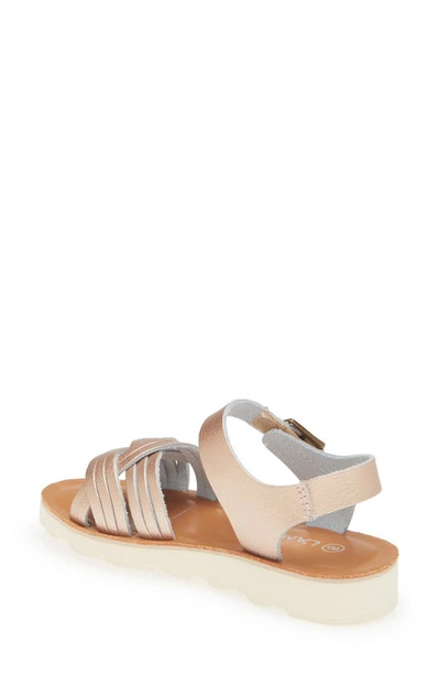 L'amour Athena Sandal In Rose Gold