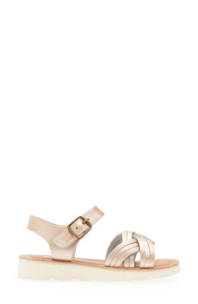 L'amour Athena Sandal In Rose Gold