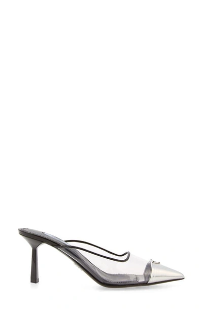 Shop Prada Modellerie Pointed Toe Mule In Nero