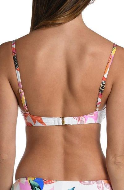 Shop La Blanca Paradise Wrap Bikini Top In Multi