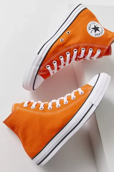 Shop Converse Chuck Taylor All Star Seasonal Color High Top Sneaker In Orange
