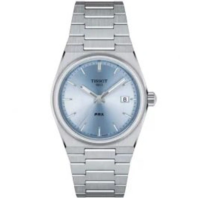 Shop Tissot Prx 35  Quartz Blue Dial Ladies Watch T1372101135100