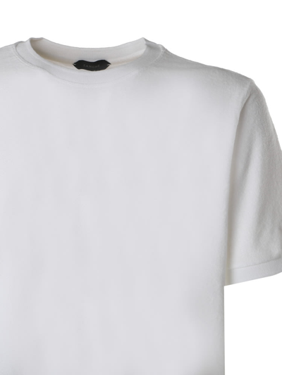 Shop Zanone Terry Cloth T-shirt