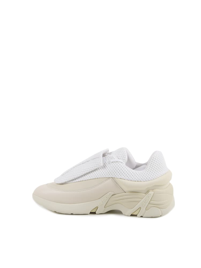 Shop Raf Simons Antei Low Sneakers In White