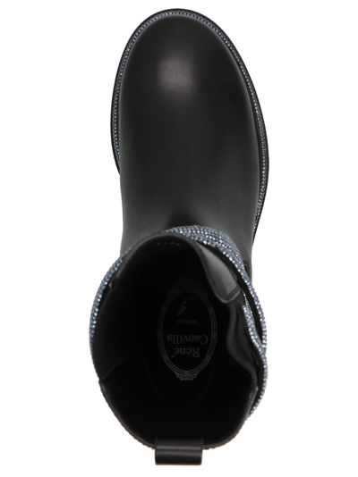 Shop René Caovilla Cleo Ankle Boots In Black