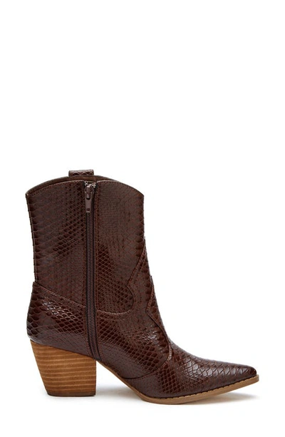 Shop Coconuts By Matisse Bambi Western Boot In Brown Snk