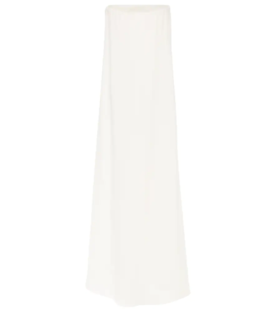 Shop The Row Bridal Pau Silk Cady Gown In Off White