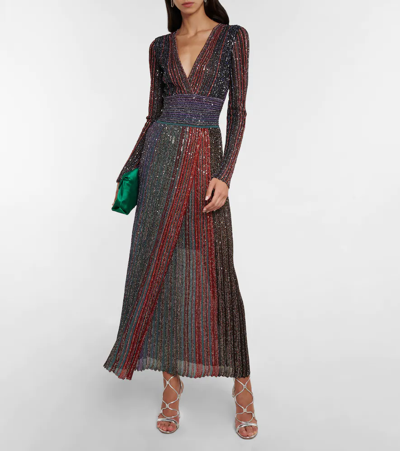 亮片金属丝加长连衣裙