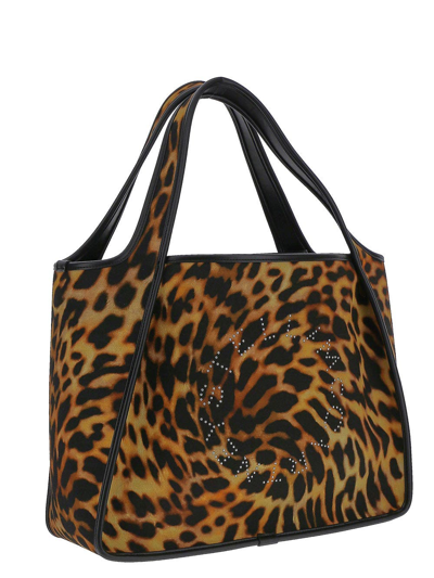 Shop Stella Mccartney Leopard-print Bag In Multicolor