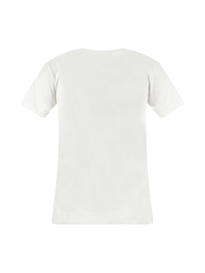 Shop Comme Des Garçons Play Embroidered Heart Polo In White