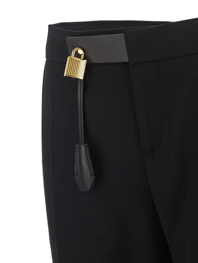 Shop Tom Ford Trousers Locket In Black
