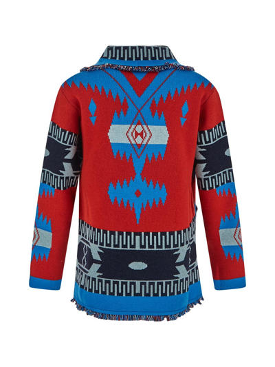 Shop Alanui Icon Red Cardigan