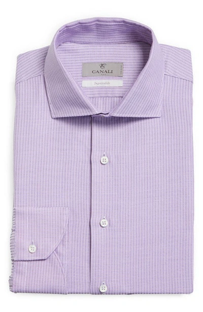 Shop Canali Impeccabile Dress Shirt In Pink