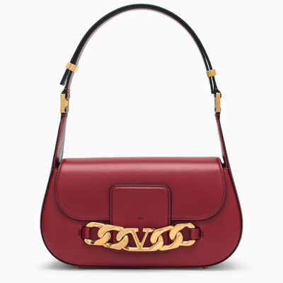 Shop Valentino Red Vlogo Chain Shoulder Bag