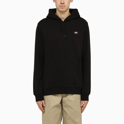 Shop Dickies Black Hoodie With Logo Patch