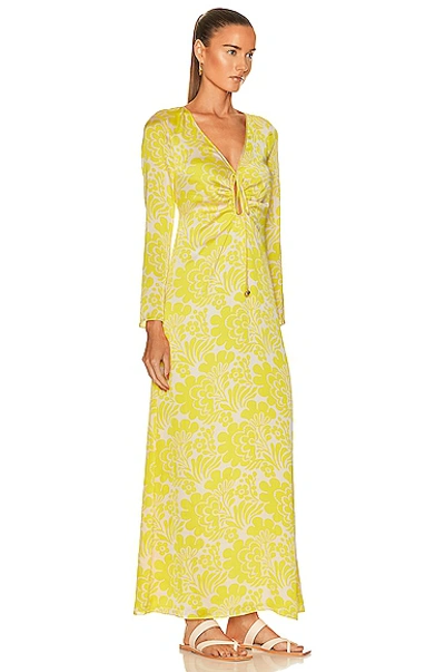 Shop Alexis Elmina Dress In Lemon Begonia