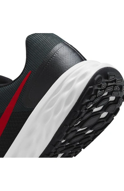 Shop Nike Revolution 6 Next Nature Road Running Shoe In Black/ University Red