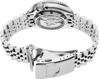 Pre-owned Seiko Ssk001 5 Gmt Black Dial Jubilee Bracelet Automatic In Box With Tags