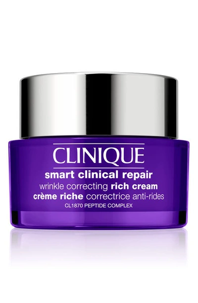 Shop Clinique Smart Clinical Repair Wrinkle Correcting Rich Face Cream, 1.7 oz In Rich Cream