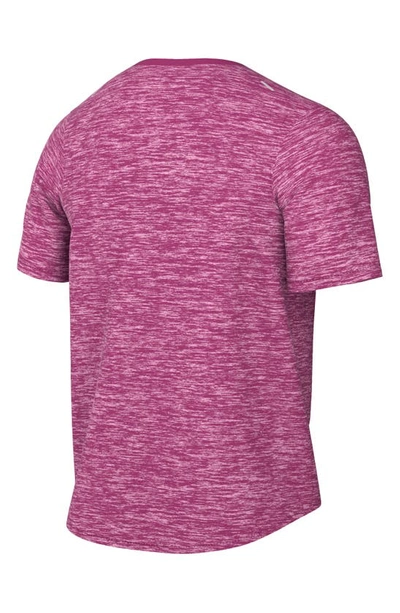 Shop Nike Dri-fit 365 Running T-shirt In Active Pink/ Heather