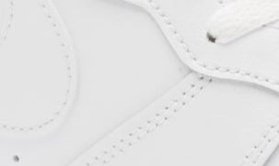 Nike Court Borough Mid 2 Basketball Shoe In White/ White