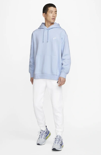 Shop Nike Sportswear Club Hoodie In Light Marine/ White