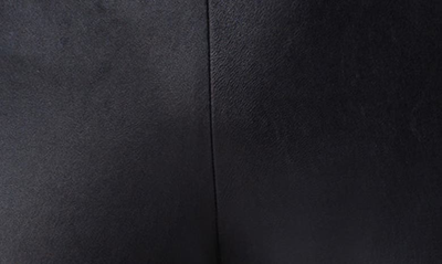 Shop Akris Punto Fancy Lambskin Leather & Jersey Pants In Black