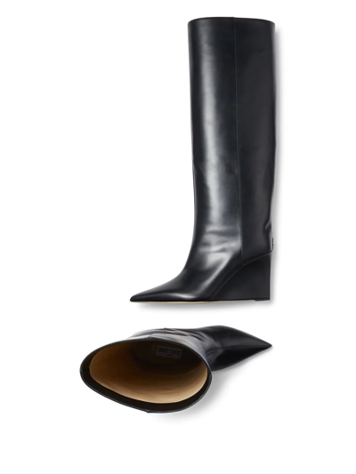 Shop Jimmy Choo Blake 85mm Knee-high Boots In Black