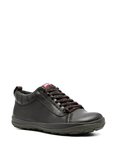 Camper Low-top Lace-up Sneakers In Brown