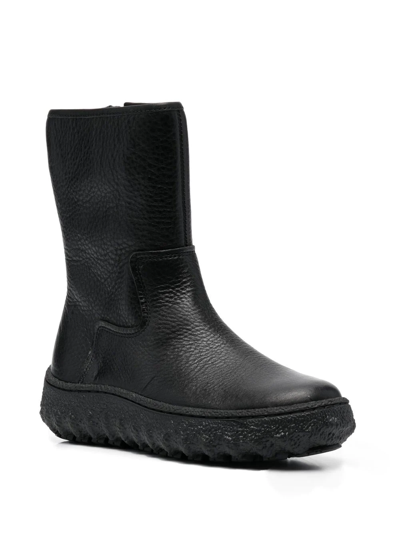 Camper Slip-on Ankle Boots In Black