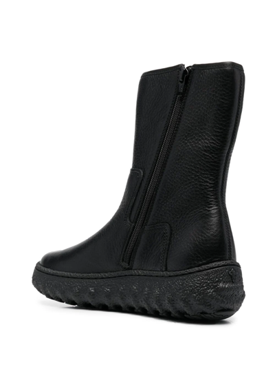Camper Slip-on Ankle Boots In Black