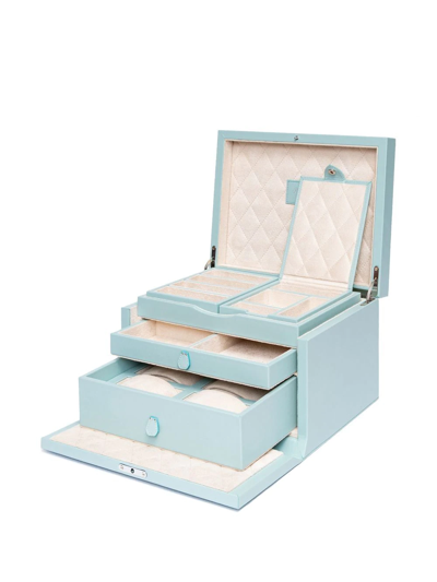 Rapport Aura Large Jewellery Box In Blau