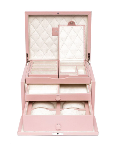Rapport Aura Large Jewellery Box In Rosa