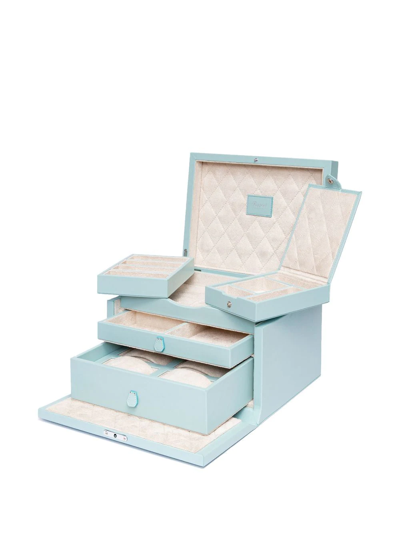 Rapport Aura Large Jewellery Box In Blau