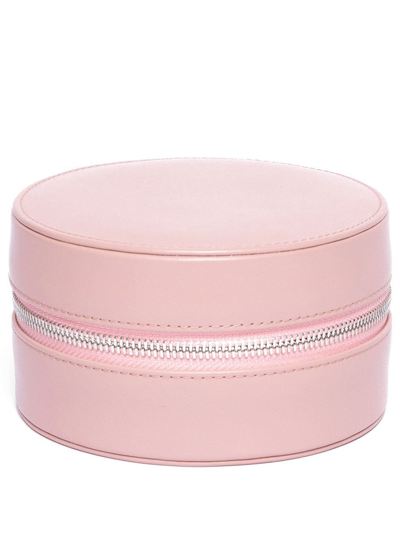 Shop Rapport Travel Zip Jewellery Case In Rosa