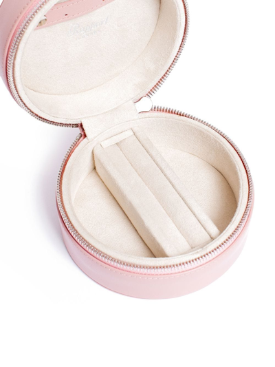 Rapport Travel Zip Jewellery Case In Rosa