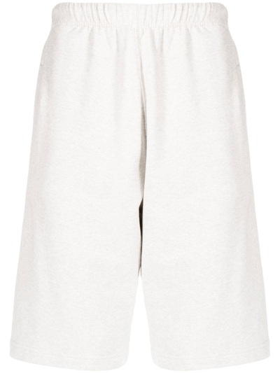 Shop Kenzo Embroidered-logo Track Shorts In Grau