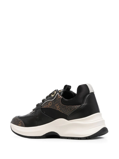 Shop Liu •jo Lily Low-top Sneakers In Schwarz