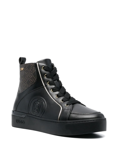 Liu •jo Silvia 68 High-top Sneakers In Schwarz