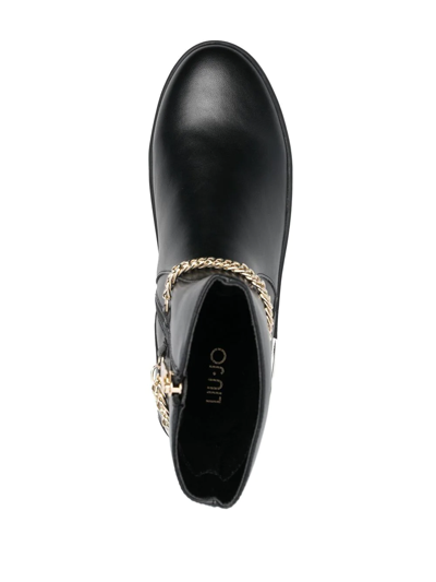 Liu •jo Silvia 76 Ankle Boots In Schwarz