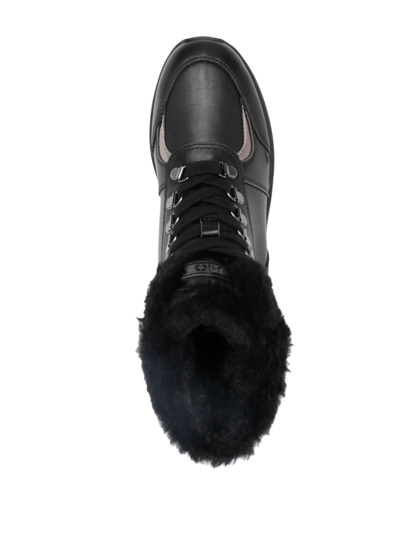 Liu •jo Alyssa 05 Mid Sneaker Calf Black Liu Jo Shoes Bf2031p0102 22222 In Schwarz