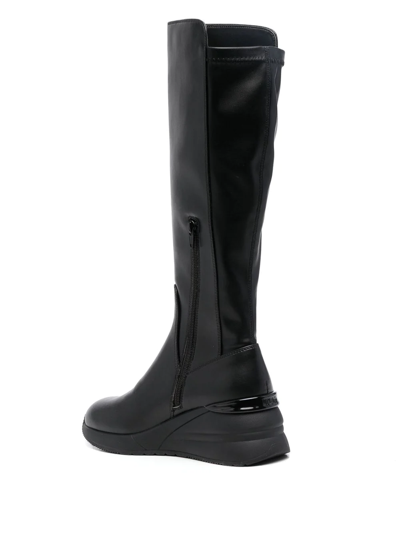 Shop Liu •jo Alyssa 08 Knee-length Boots In Schwarz