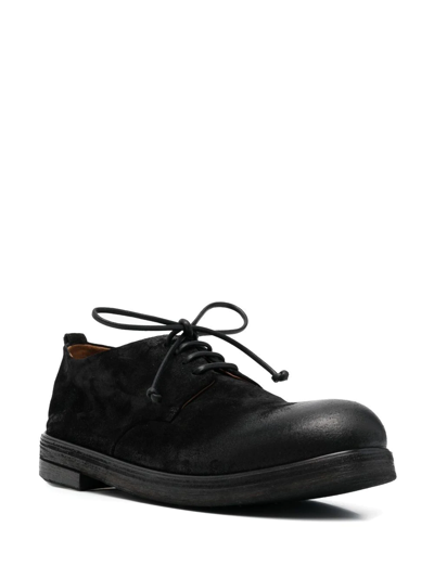 Shop Marsèll Lace-up Leather Oxford Shoes In Schwarz