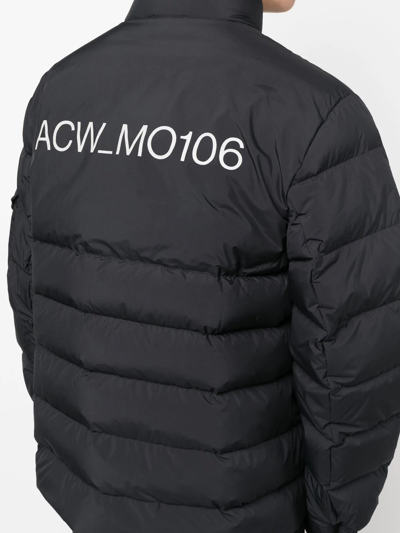A-cold-wall* Black Lightweight Down Jacket In Schwarz